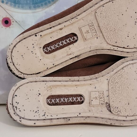 Frye Mason Venetian Elk Slip On Leather Loafers Mens Size 10 - Picture 7 of 10